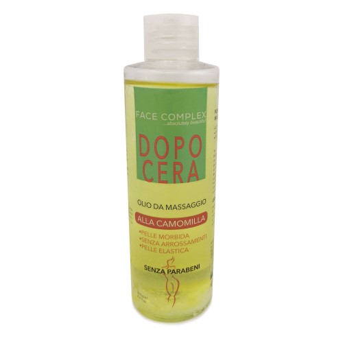 Face Complex Olio Da Massaggio Dopo Cera Alla Camomilla Senza Parabeni 250ml